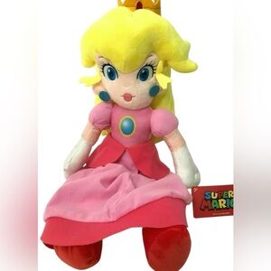 NWT’s Nintendo Super Mario Soft Plush Doll Xlarge 16" PRINCESS PEACH Toy